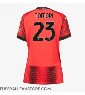AC Milan Fikayo Tomori #23 Replik Heimtrikot Damen 2023-24 Kurzarm